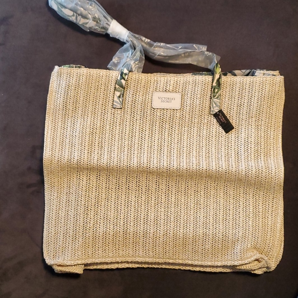 Victoria's Secret Straw Lined Tote